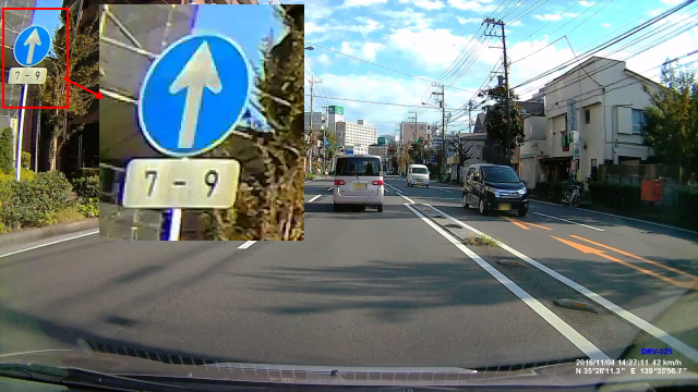 道路わきの規制標識