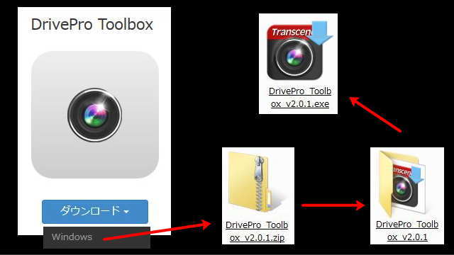 DrivePro Toolboxインストールまでの流れ