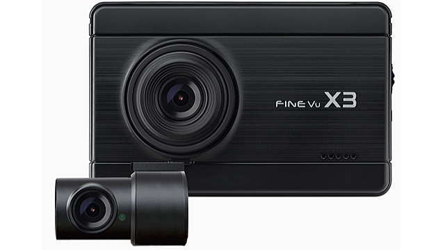 インバイト(INBYTE)　FineVu X3（GPS＋Gセンサー＋後方用カメラ＋駐車中録画＋運転支援＋タッチパネル）