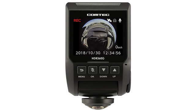 コムテック(COMTEC) HDR360G（360°カメラ＋GPS＋WDR＋Gセンサー＋駐車監視オプション）