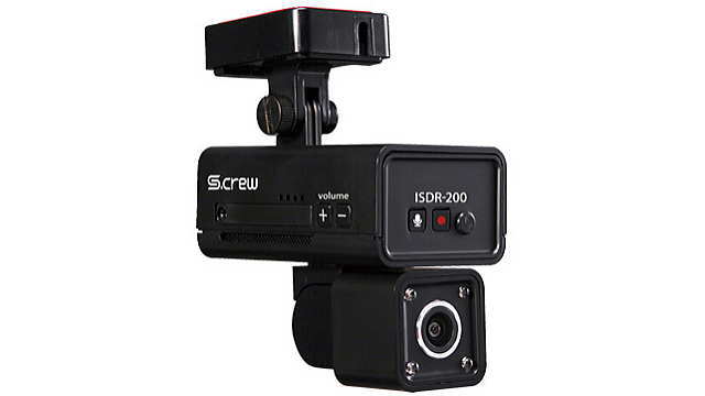 インバイト（INBYTE） ISDR-200（GPS＋Gセンサー＋本体2カメラ＋回転式カメラ）