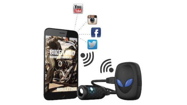 BulletHD BIKERPRO (バイカープロ)／Wi-Fi＋Gセンサーのアクションカメラ