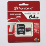 トランセンドmicroSDXCカード64GB