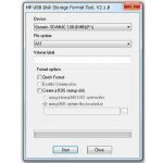 HP USB Disk Storage Format Tool v2.18